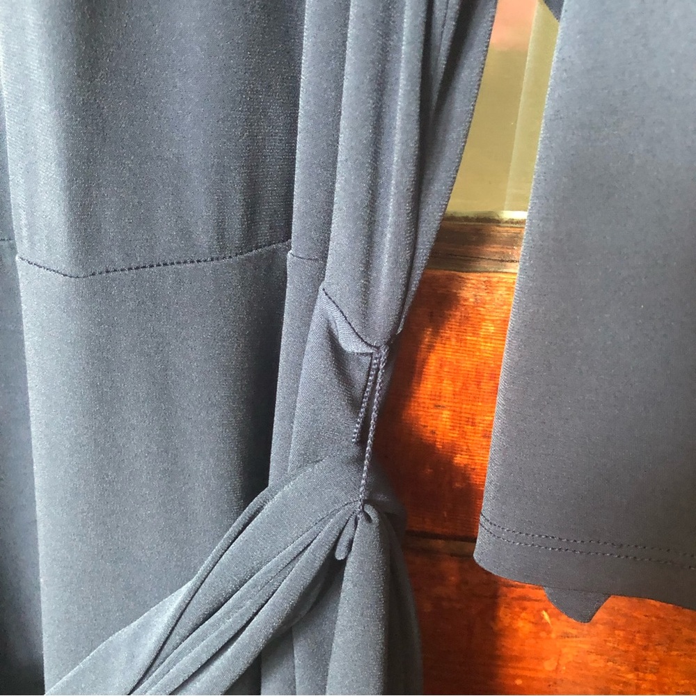 Charter Club French Twist Navy Blue Plus Size Midi Dress 3X - Picture 9 of 12